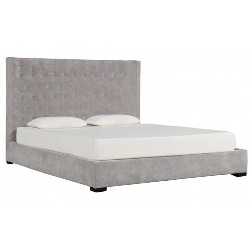 кровать двуспальная 160х200 серая nevada grey в Сочи