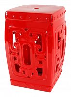 керамический столик-табурет oriental stool red в Сочи