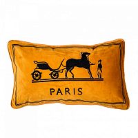 декоративная подушка old paris оранжевый в Сочи