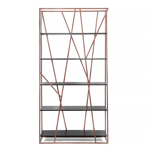 стеллаж powell copper черный дуб в Сочи