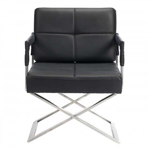 кресло aster x chair кожа черное в Сочи