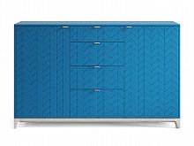 комод case №4 беленый дуб / сапфировый / гравировка 1 в Сочи