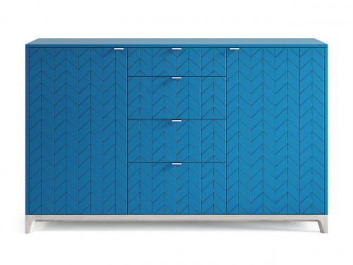 комод case №4 беленый дуб / сапфировый / гравировка 1 в Сочи