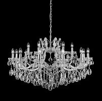 подвесная люстра crystal lux hollywood sp12+6 chrome хром в Сочи