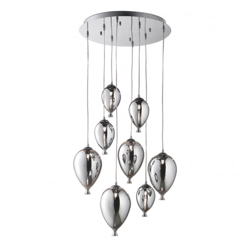 подвесная люстра ideal lux clown sp8 cromo в Сочи