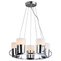 подвесная люстра arte lamp brooklyn a9484sp-5cc хром в Сочи