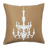 подушка с рисунком канделябра chandelier mustard в Сочи