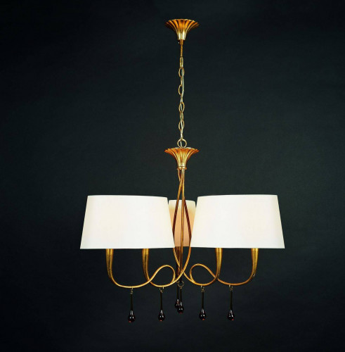 подвесная люстра mantra paola painted gold 3540 в Сочи