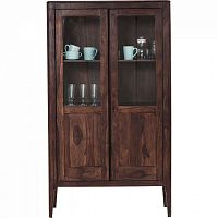 шкаф-витрина brooklyn walnut коричневый 100x40 в Сочи