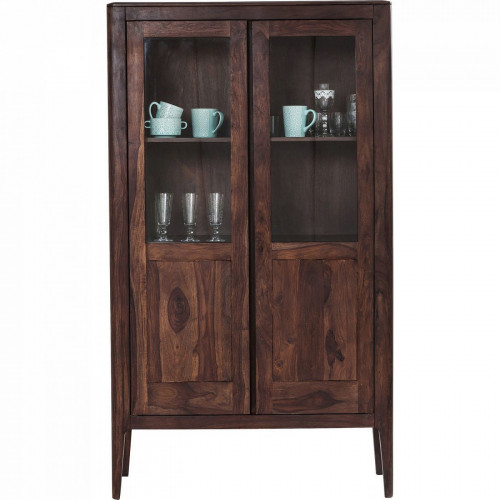 шкаф-витрина brooklyn walnut коричневый 100x40 в Сочи