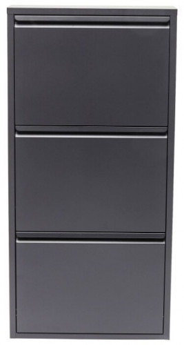 kare design шкаф для обуви caruso, коллекция "карузо" 50*103*14, сталь, серый в Сочи