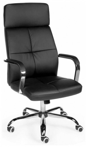 кресло для руководителя norden chairs алекс, обивка: искусственная кожа, цвет: экокожа черная в Сочи