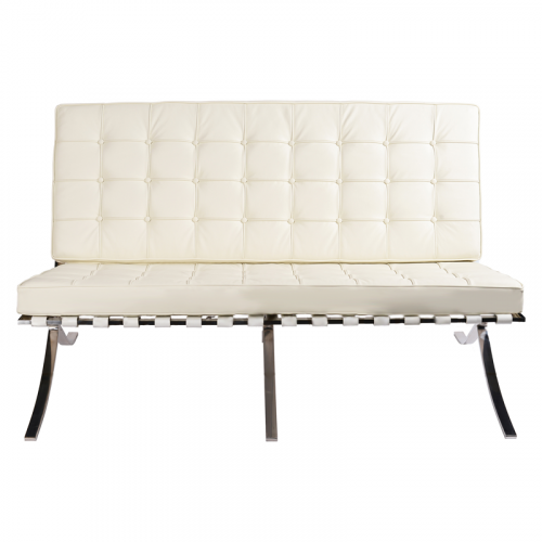 диван barcelona style loveseat sofa прямой белый в Сочи