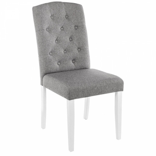 стул деревянный menson white / fabric pebble в Сочи