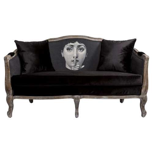 диван «секрет» fornasetti прямой черный в Сочи