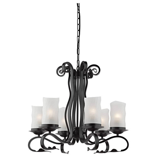 подвесная люстра arte lamp scroll a7915lm-6bk в Сочи