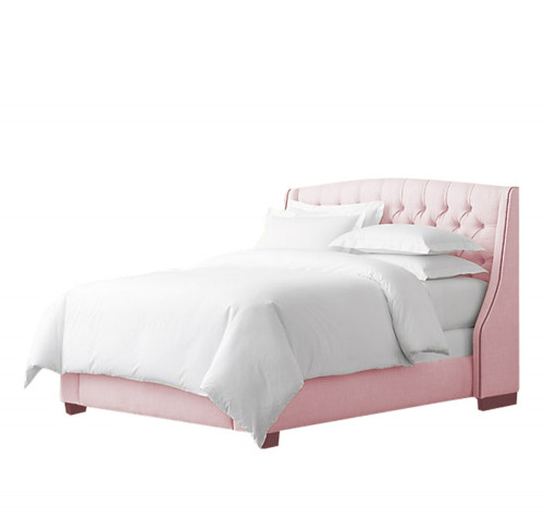 кровать hugo 90х200 велюр пыльная роза р в Сочи