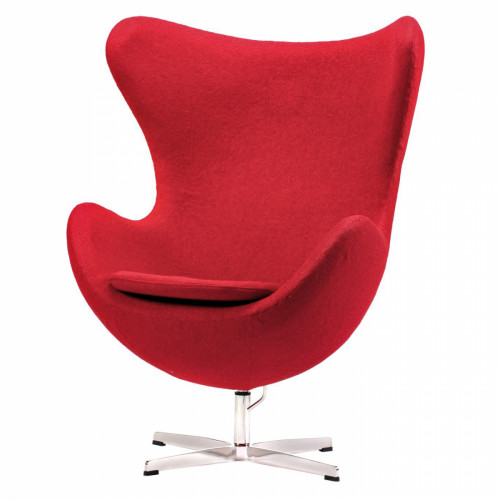 кресло egg chair красное в Сочи