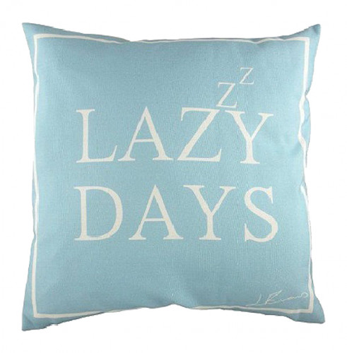 подушка с надписью lazy days в Сочи