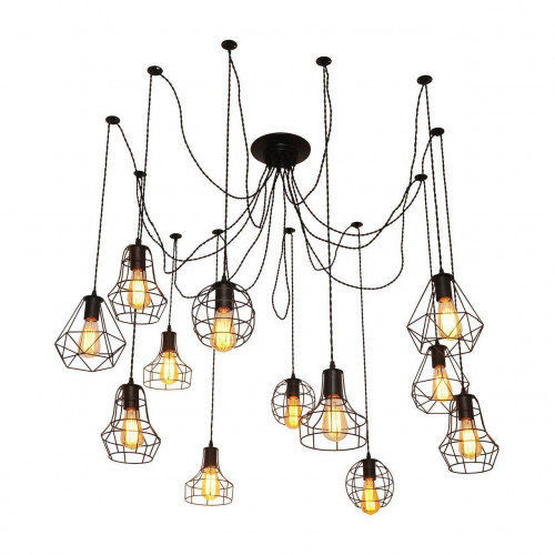 подвесная люстра arte lamp a4051sp-12bk в Сочи