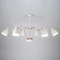 потолочная люстра eurosvet loft 70084/6 белый в Сочи