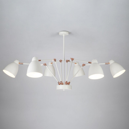 потолочная люстра eurosvet loft 70084/6 белый в Сочи