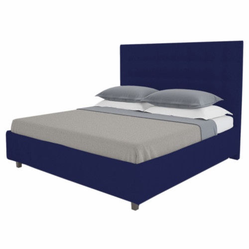 кровать большая 200х200 royal black синяя в Сочи