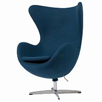 кресло egg chair сине-зеленое в Сочи