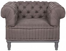 кресло club chair серое в Сочи