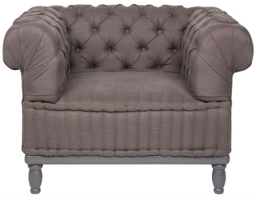 кресло club chair серое в Сочи