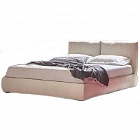 кровать двуспальная 160х200 бежевая bubble в Сочи