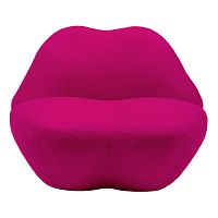 кресло губы heller kiss малиновый кашемир в Сочи