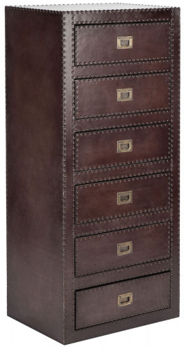 комод sheppard 6 drawers gun metal в Сочи