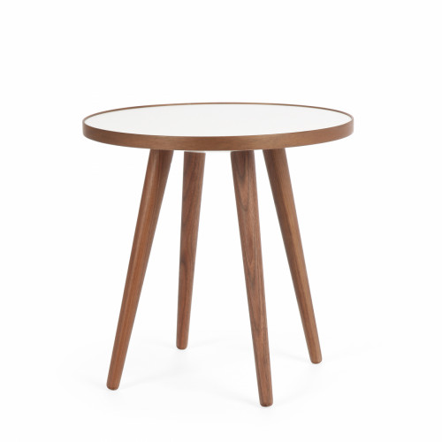 стол кофейный sputnik white and brown коичневый в Сочи
