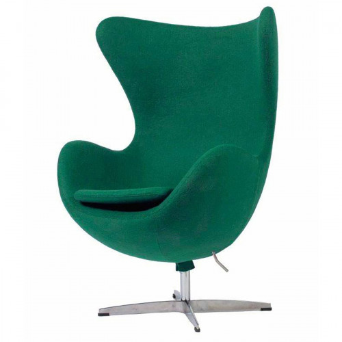 кресло egg chair темно-зеленое в Сочи