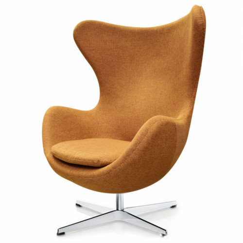 кресло egg chair темно-коричневое в Сочи