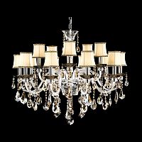 люстра md92707-15a от illuminati бежевая, хром в Сочи