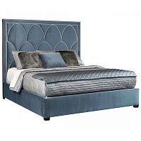 кровать двуспальная 160х200 голубая petals queen в Сочи