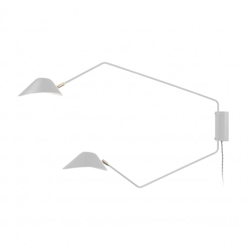 настенный светильник collet 2 лампы серый в Сочи