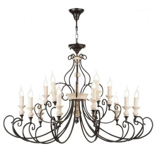 подвесная люстра maytoni karina h631pl-15b бежевая в Сочи