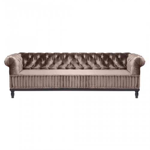 диван club sofa прямой коричневый в Сочи