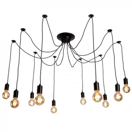 подвесная люстра arte lamp 76 a9184sp-10bk в Сочи