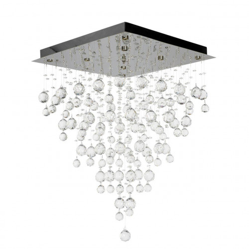 каскадная люстра lucia tucci grappolo 1800.8 silver в Сочи