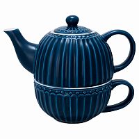 чайник с чашкой alice dark blue в Сочи