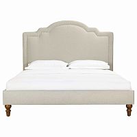 кровать cassis upholstered бежевая 90х200 р в Сочи