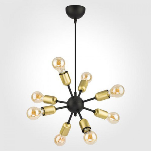 подвесная люстра tk lighting 1468 estrella black в Сочи