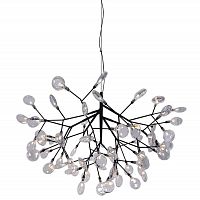 подвесная люстра crystal lux evita sp63 black/transparent в Сочи