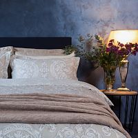 комплект постельного белья decoflux сатин евро victoria ivory в Сочи