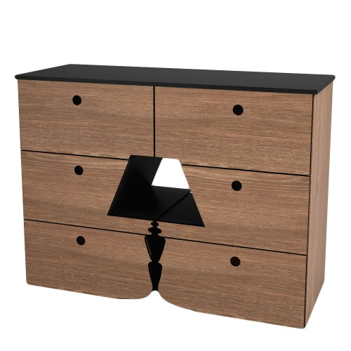 комод лампа дуб и черный от odingeniy в Сочи