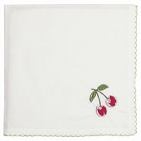 салфетка cherry red w/embroidery в Сочи
